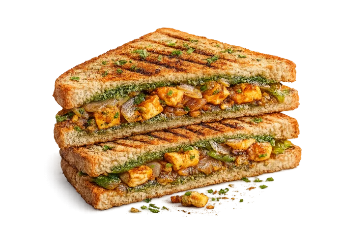 Spicy Paneer Sandwich