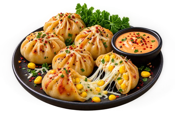 Cheese Corn Momos