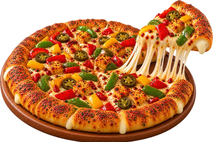 Mix Peppers Pizza Cheese Brust